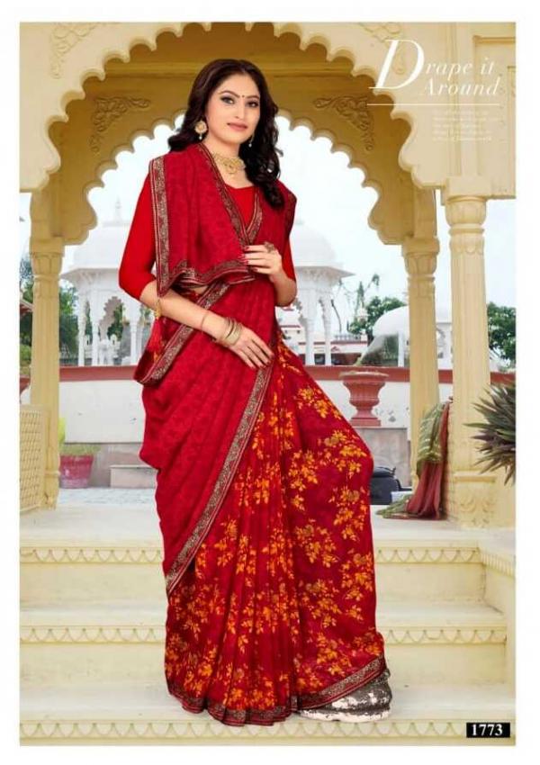 Kodas Golden Jhumke 42 Fancy Printed Saree